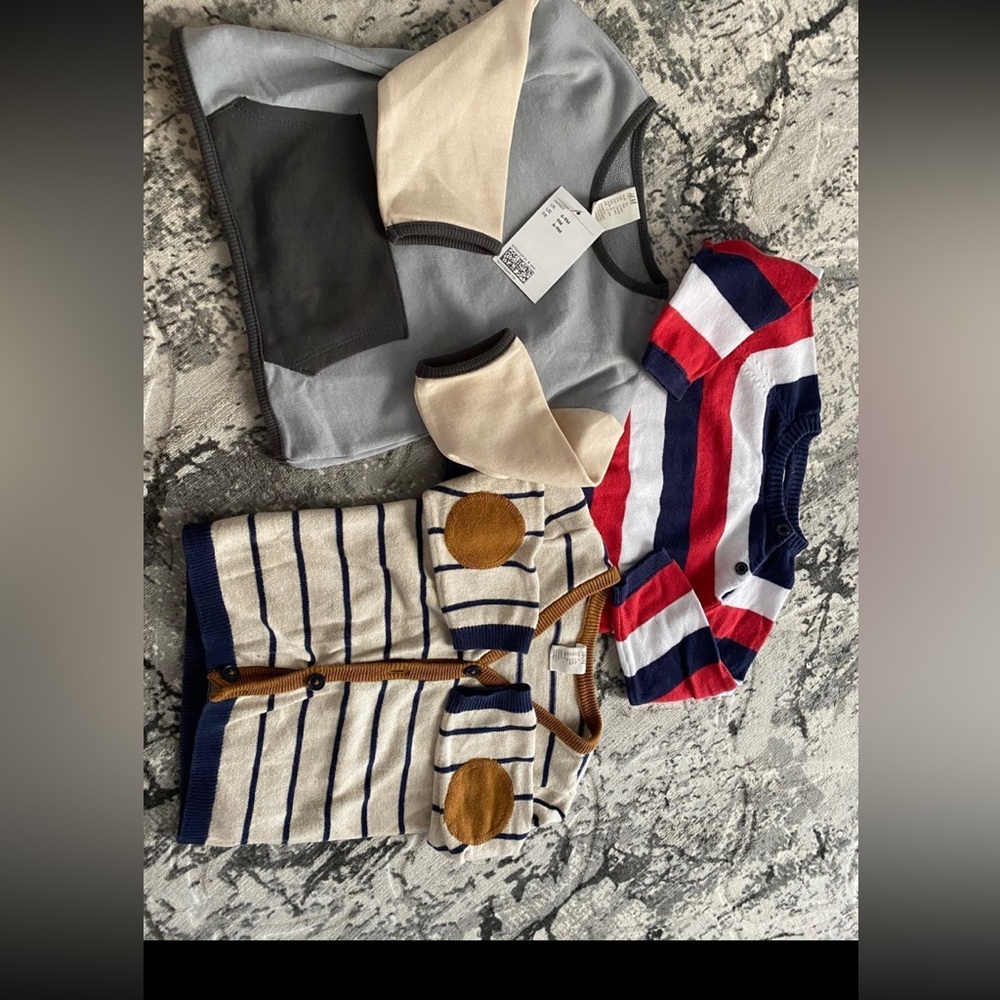 Baby boy set and sweaters